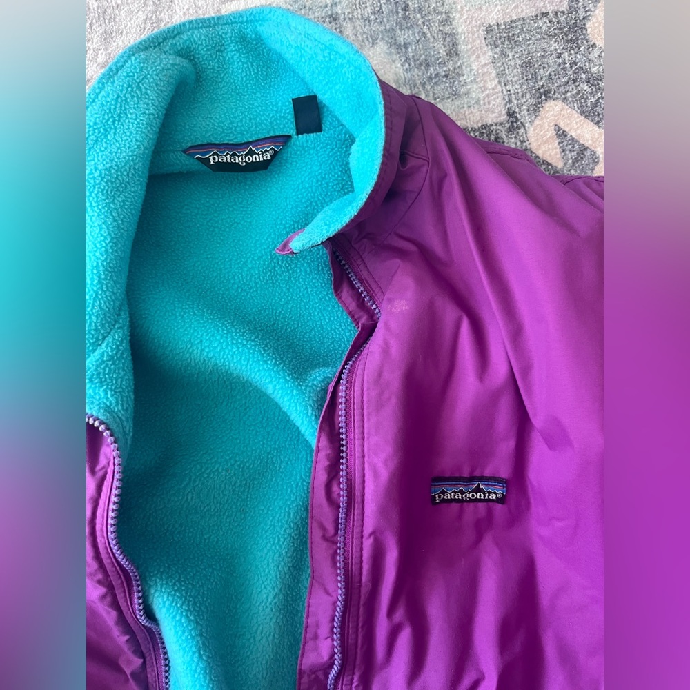 Vintage retro patagonia jacket bomber windbreaker ski “size s”